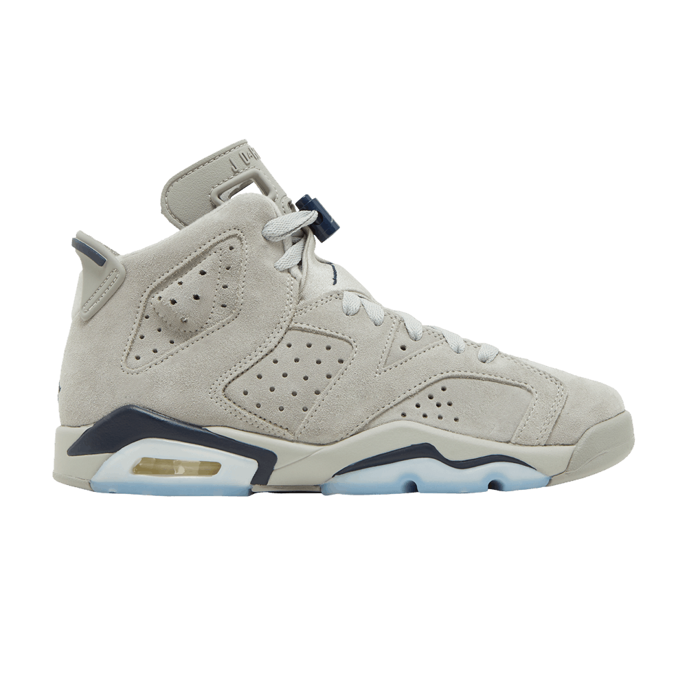 Pre-owned Air Jordan 6 Retro Gs 'georgetown' In Grey