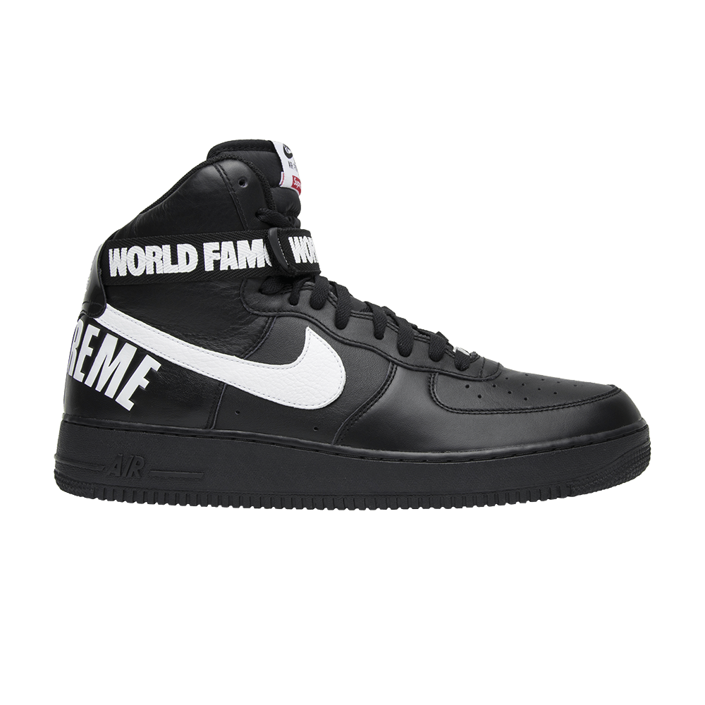Supreme x Nike Air Force 1 High SP 'Black'