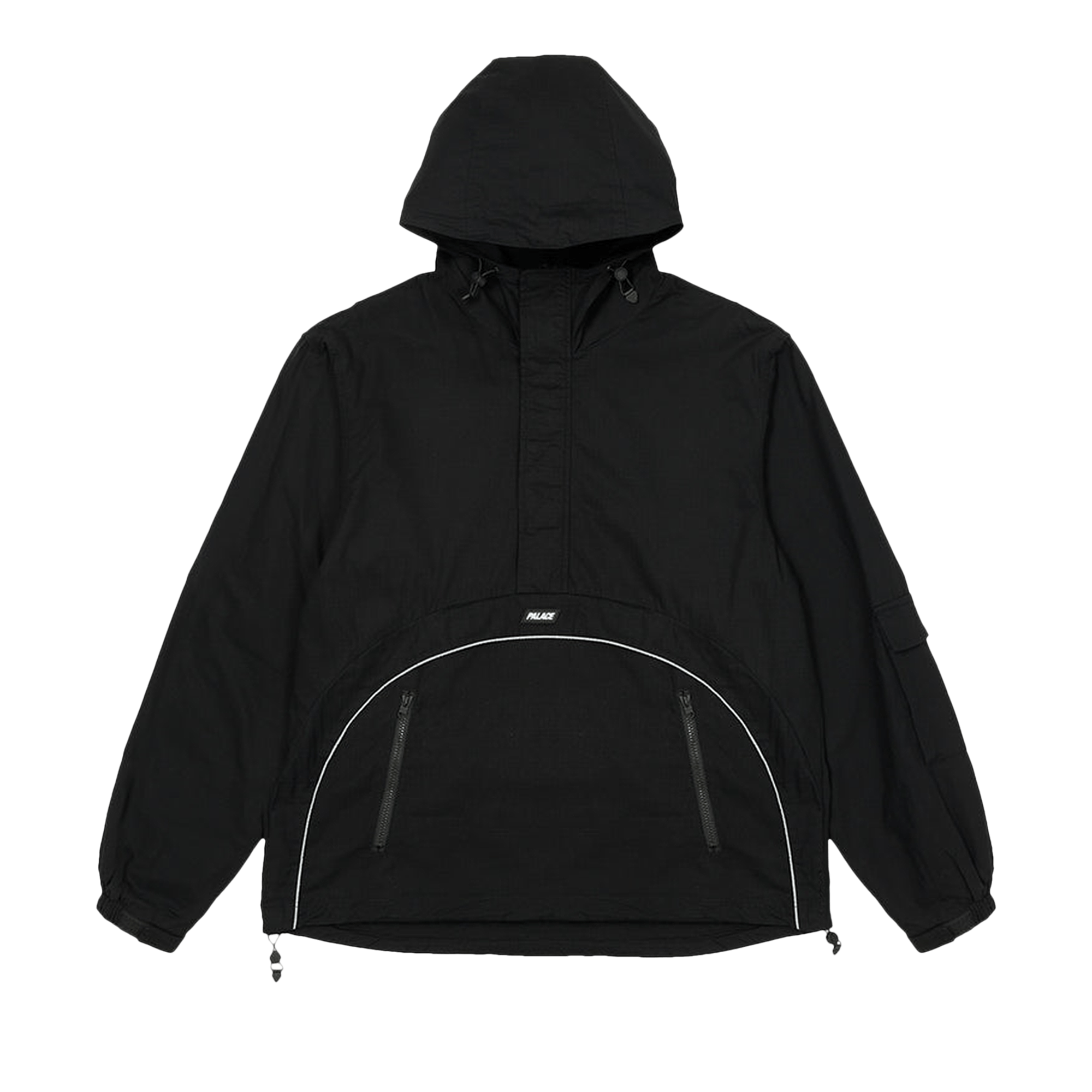 Palace Deflector 1/2 Zip Jacket 'Black'
