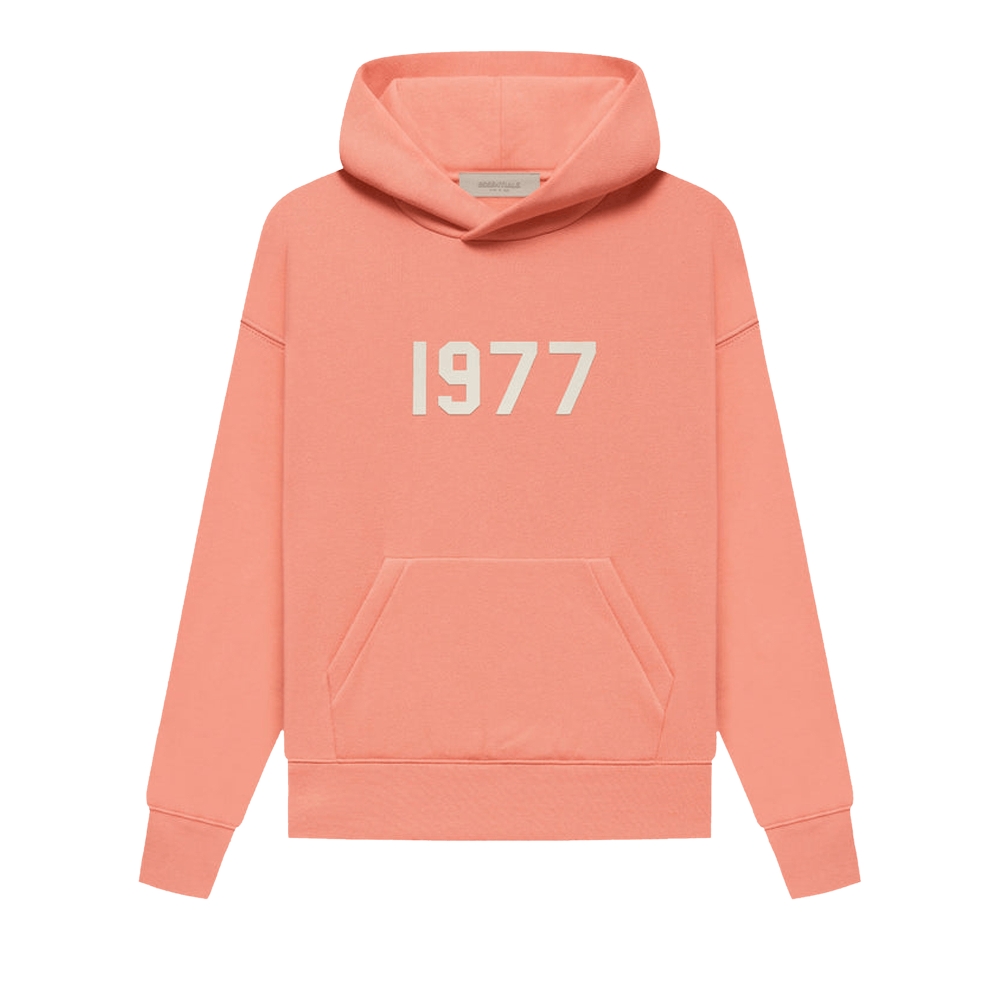 Pre-owned Essentials Fear Of God  Kids Hoodie 'coral' In Orange