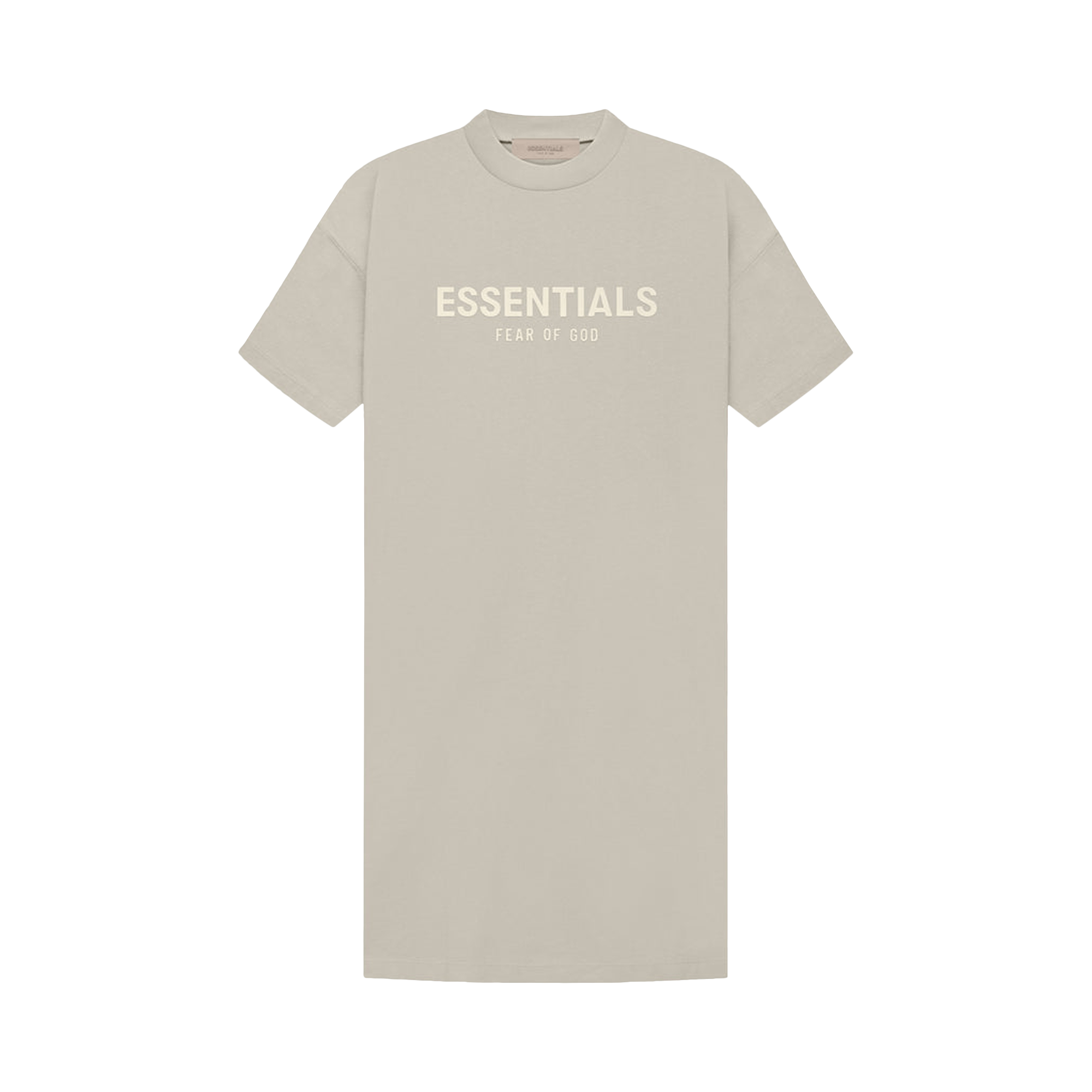 Pre-owned Essentials Fear Of God  Tee Dress 'smoke' In Grey