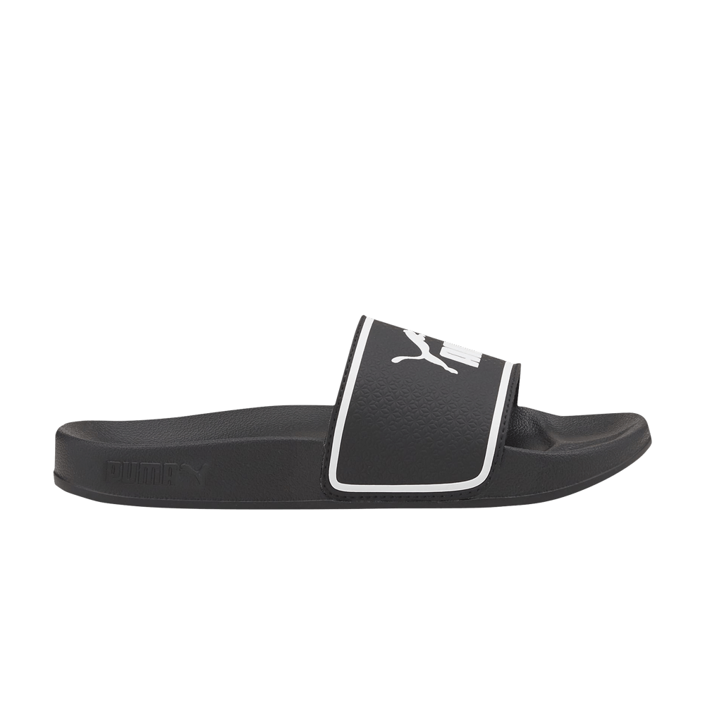 Pre-owned Puma Leadcat 2.0 Slide Little Kid 'black White'