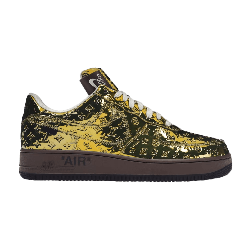 Louis Vuitton x Air Force 1 Low 'Metallic Gold'