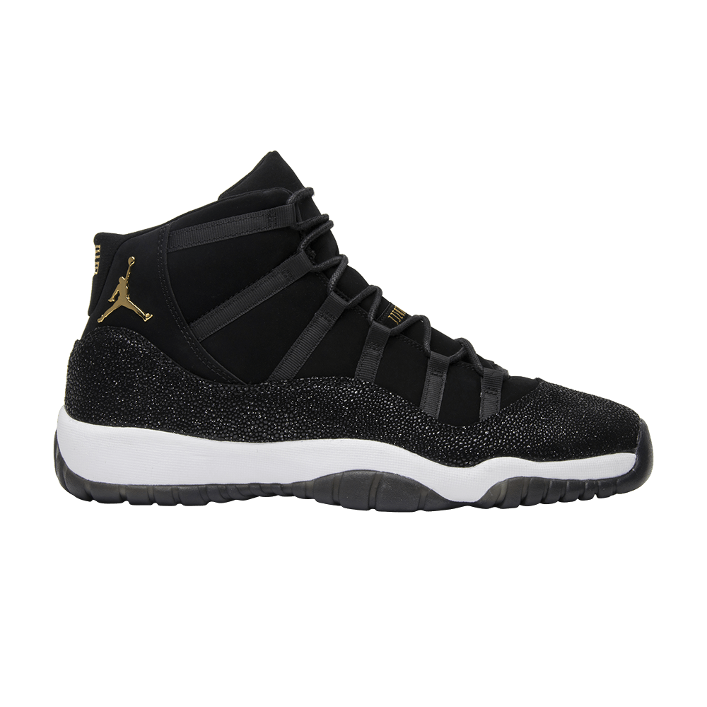 Pre-owned Air Jordan 11 Retro Premium Gs 'heiress' In Black