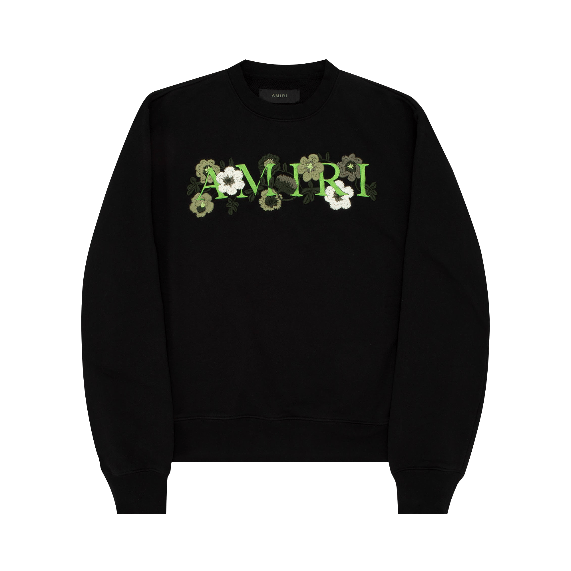 Pre-owned Amiri Flower Crew 'black'