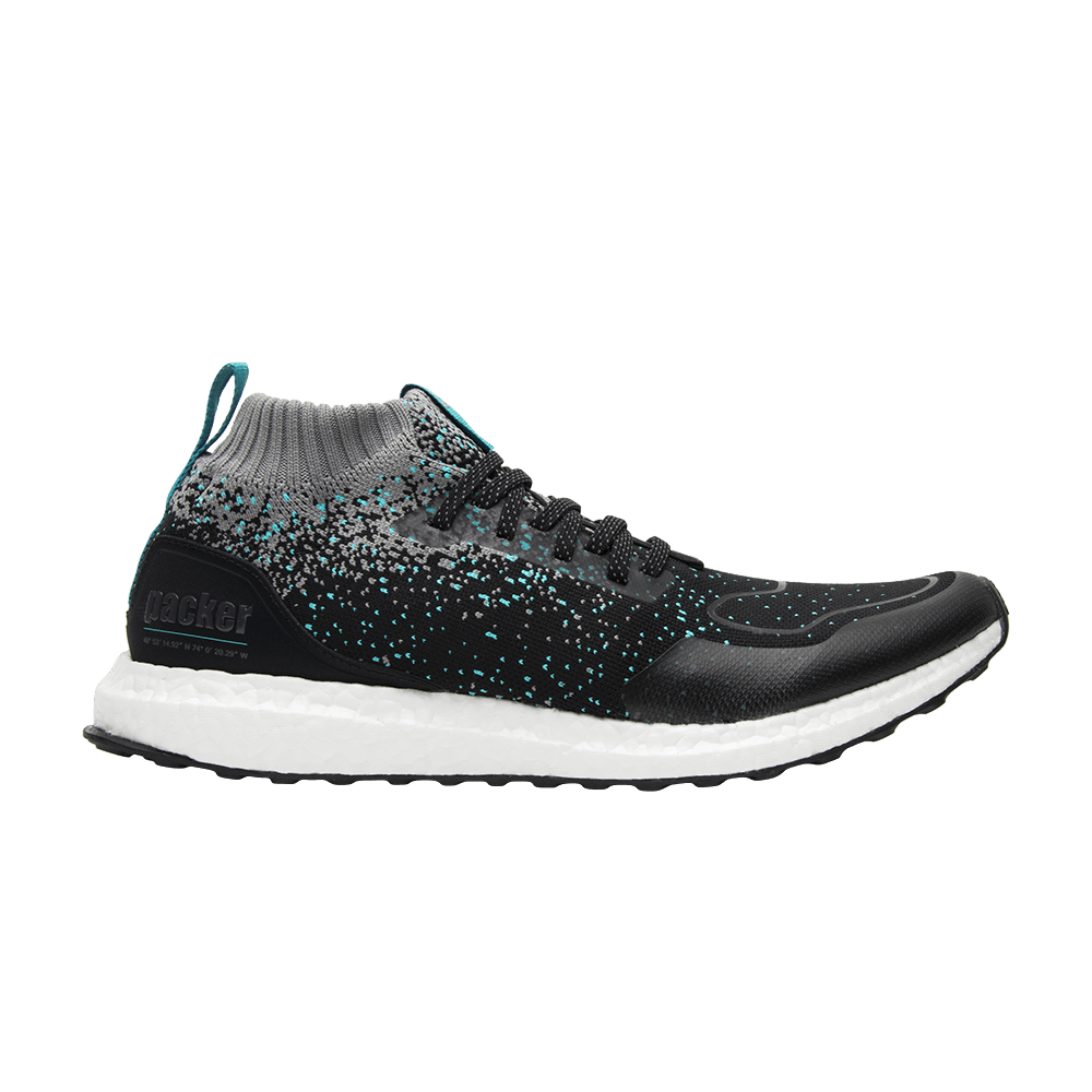 Solebox x Packer Shoes x adidas UltraBoost Mid 'Core Black Energy Blue'