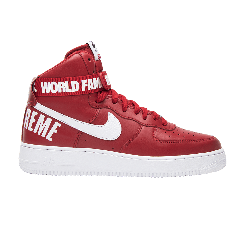 Supreme x Nike Air Force 1 High SP 'Red'
