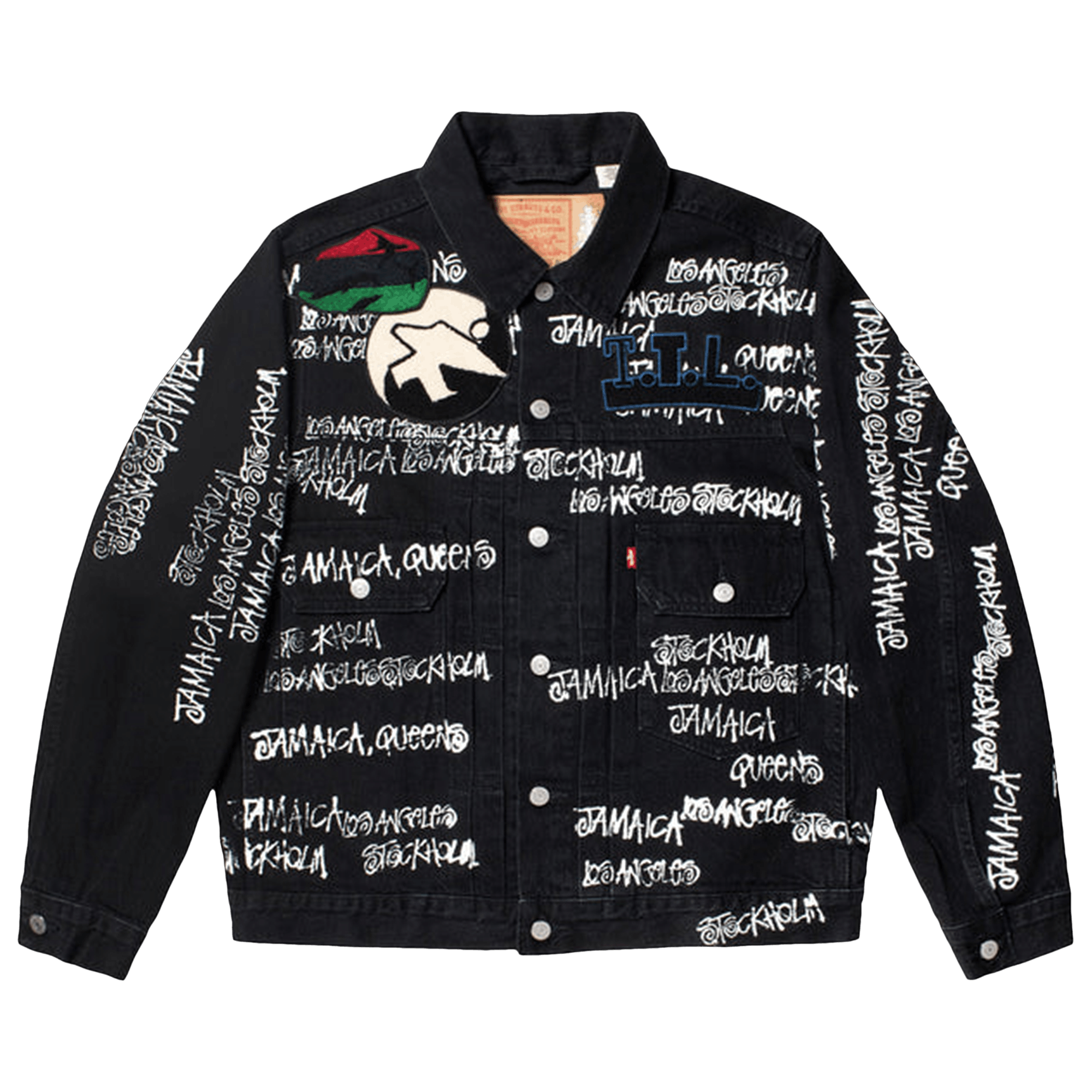 Stussy x Denim Tears x Our Legacy TTL Denim Jacket 'Black'