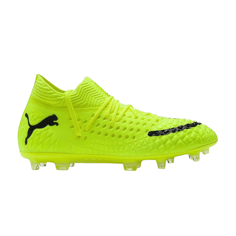 Pre-owned Puma Antoine Griezmann X Future 4.1 Netfit Fg Ag 'win With A Smile' In Yellow