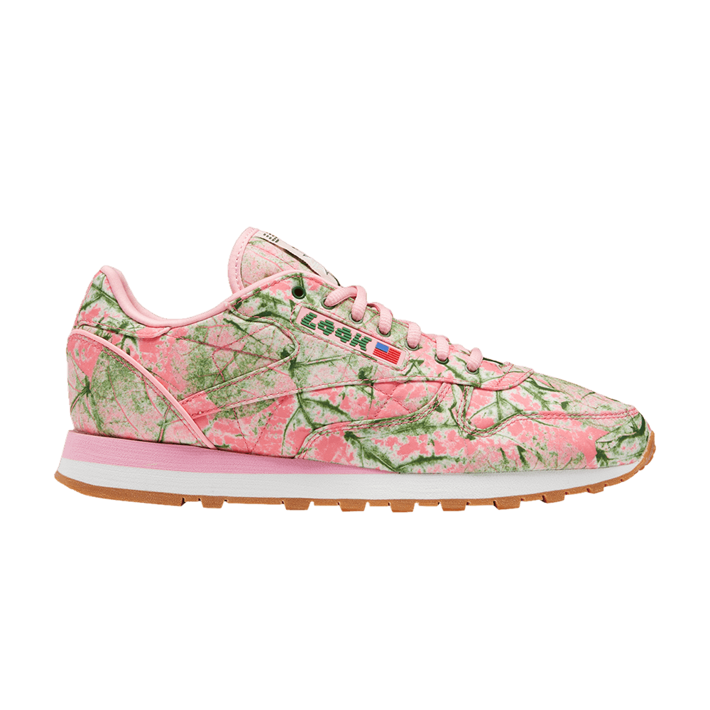 LQQK Studios x Classic Leather 'Leaf Camo - Bubble Gum'