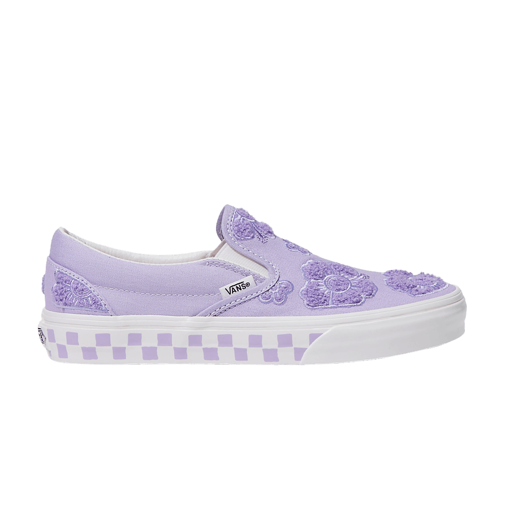 Pre-owned Vans Emma Mulholland On Holiday X Classic Slip-on 'whimsical Floral Embroidery' In Purple