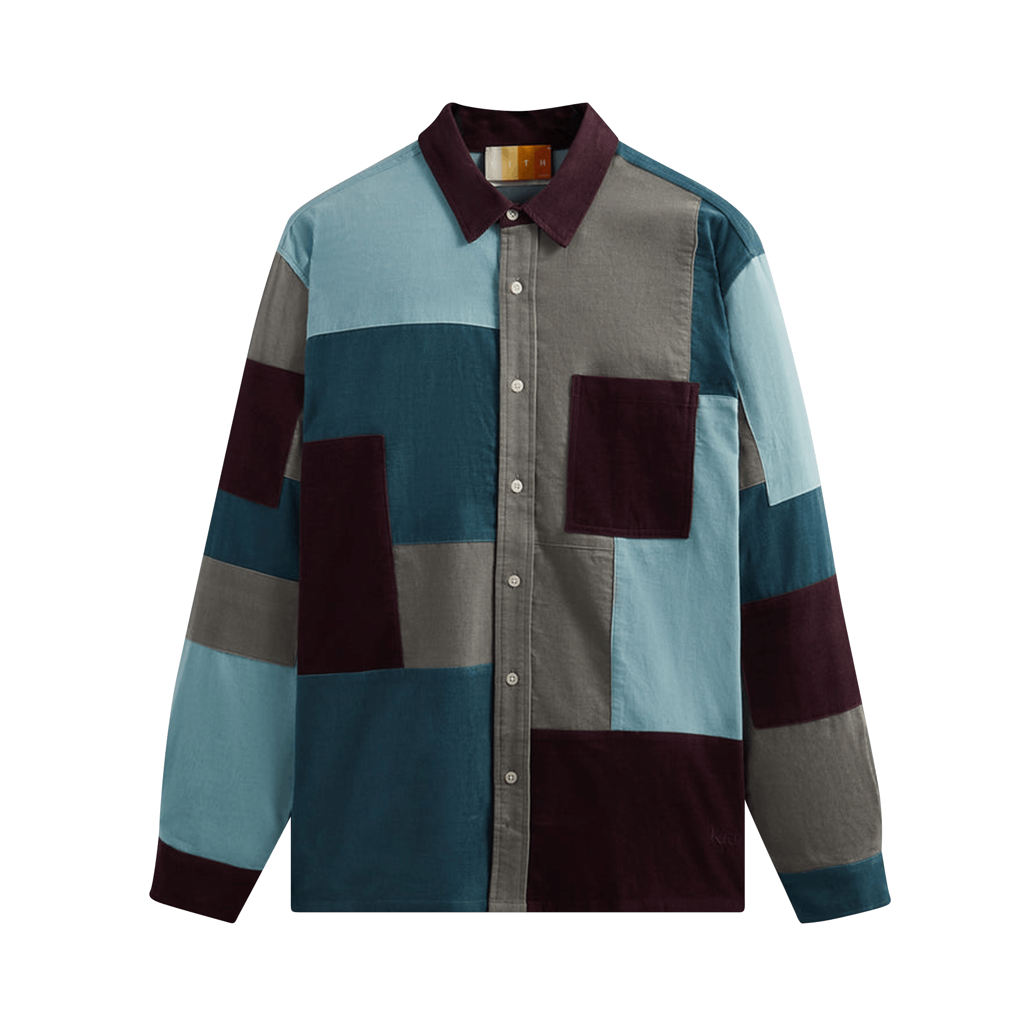 Kith Patchwork Cord Ludlow Shirt 'Largo'
