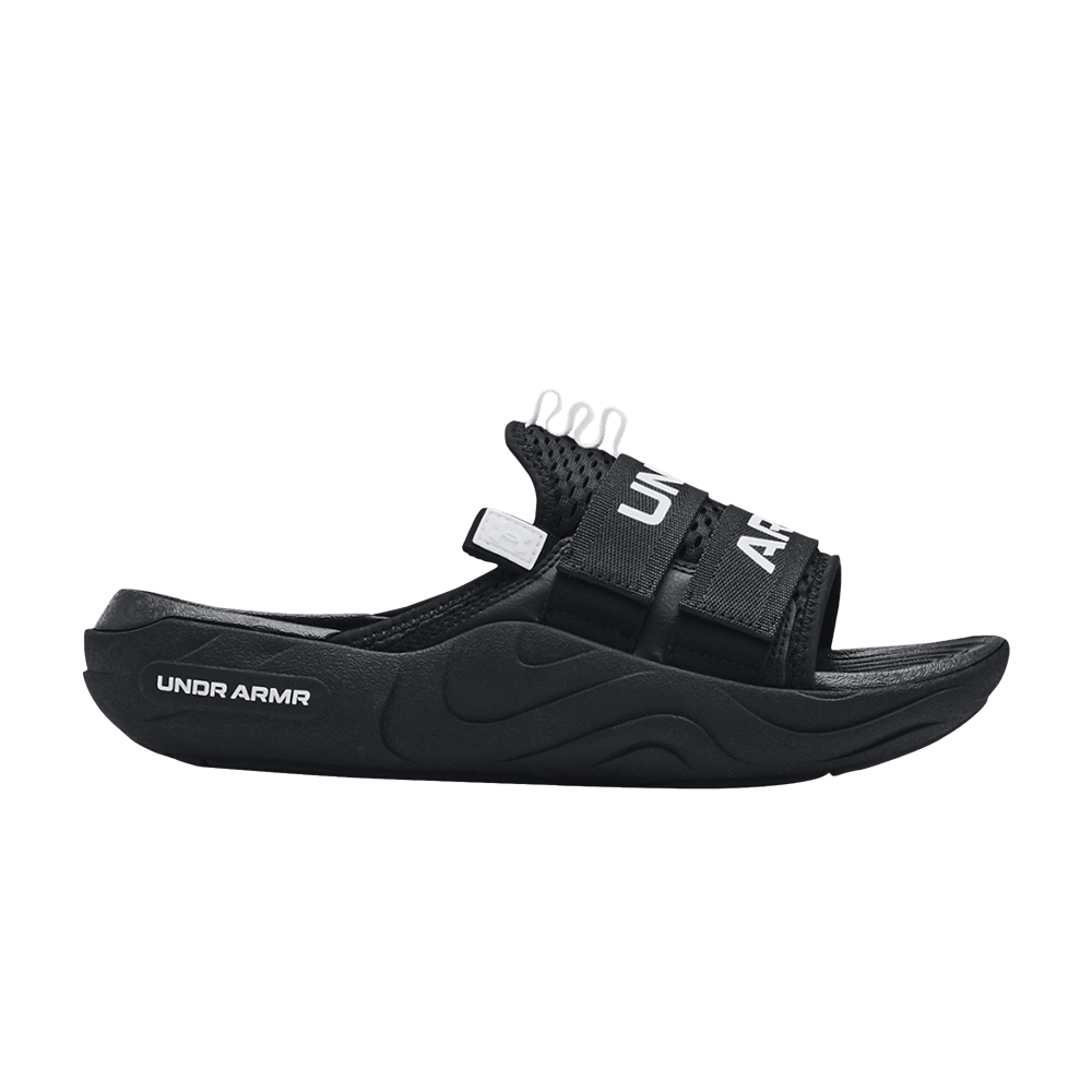 Pre-owned Under Armour Alpha Slide 'black White'