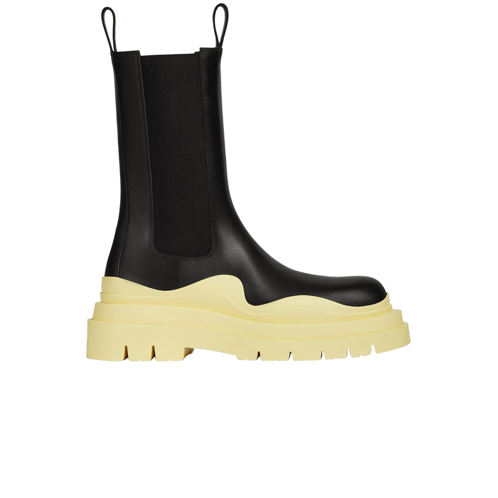 Bottega Veneta Wmns Tire Boot 'Black Lemonade'