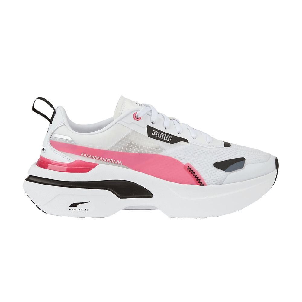 Pre-owned Puma Wmns Kosmo Rider 'white Sunset Pink'