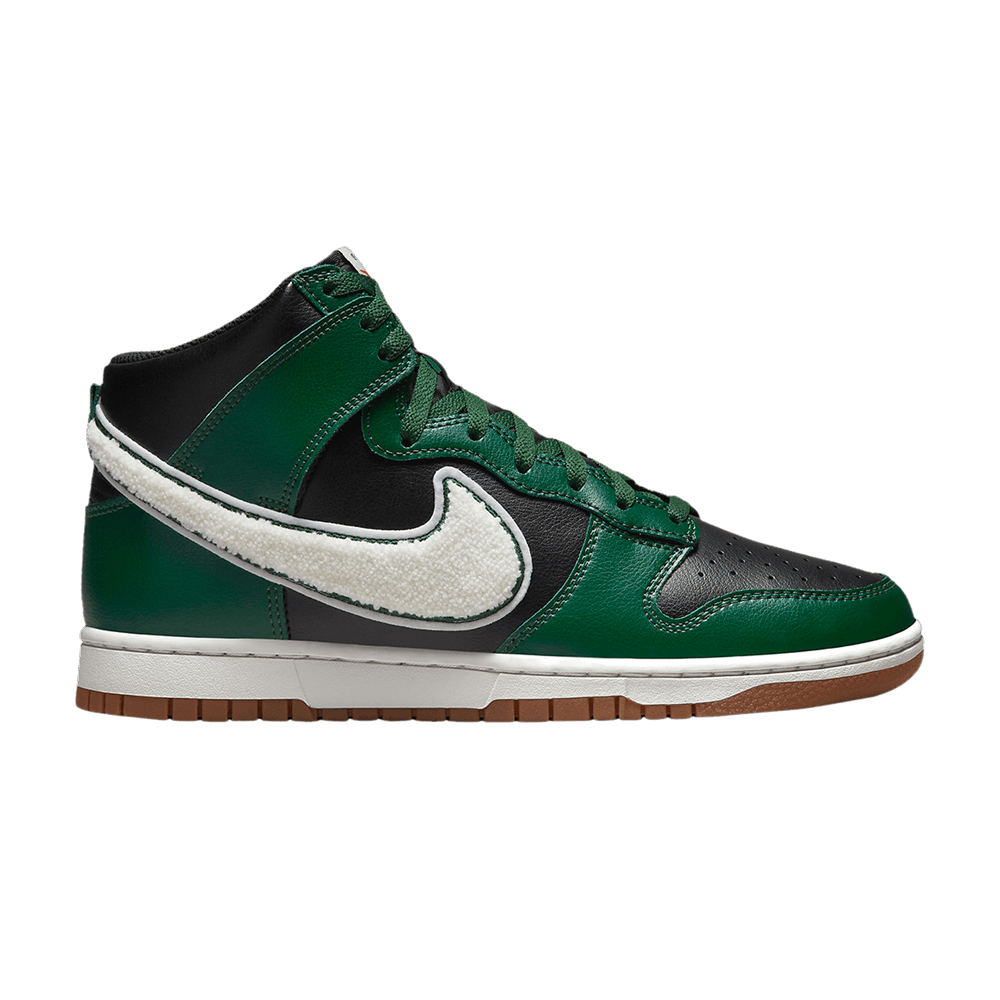 Dunk High 'Chenille Swoosh - Gorge Green'
