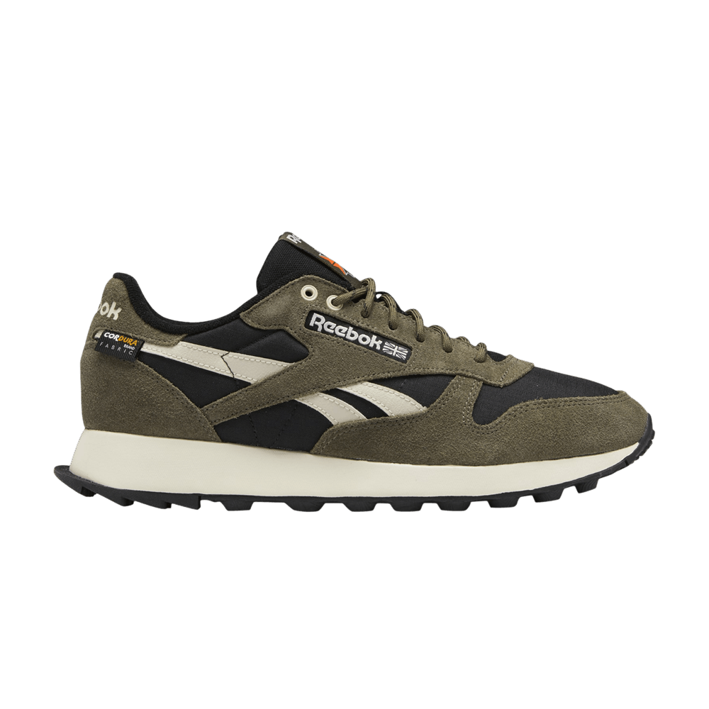 Reebok Classic Leather Cordura Black Army Green