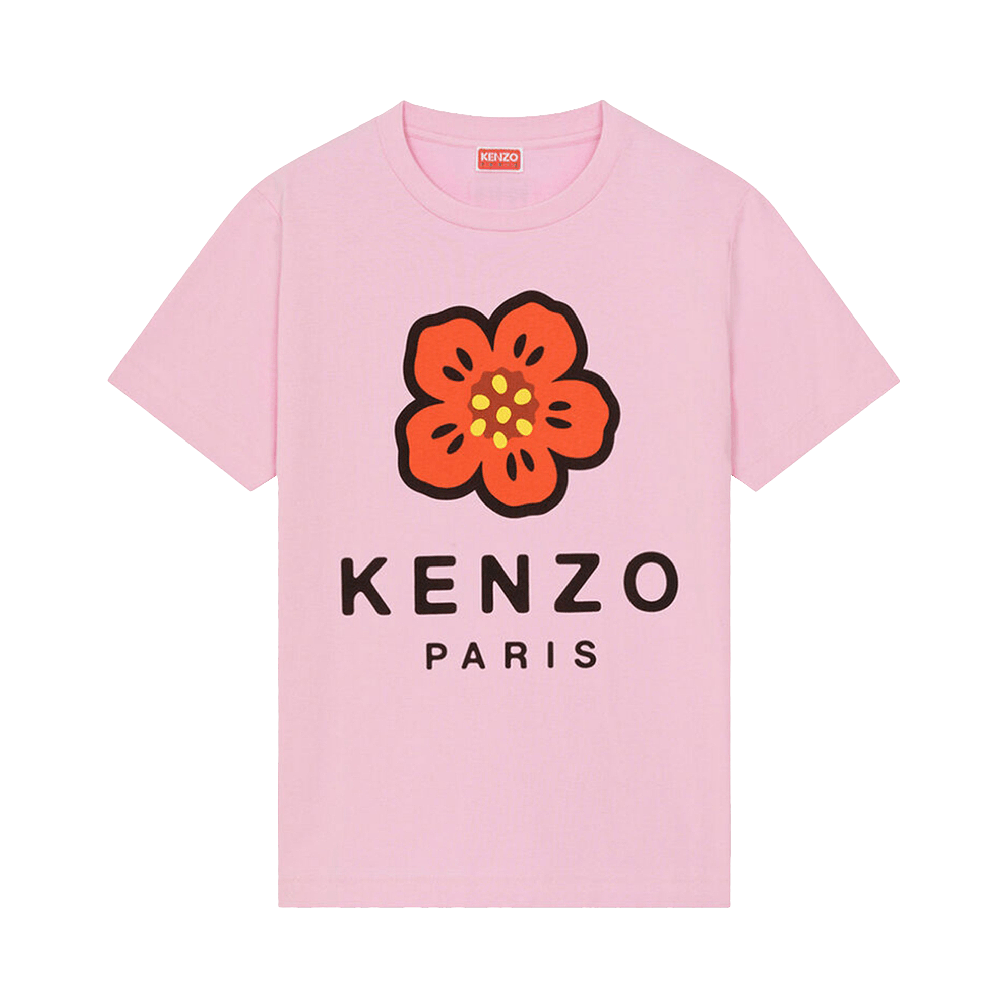 Pre-owned Kenzo Broke Flower Loose T-shirt 'rose' In Pink