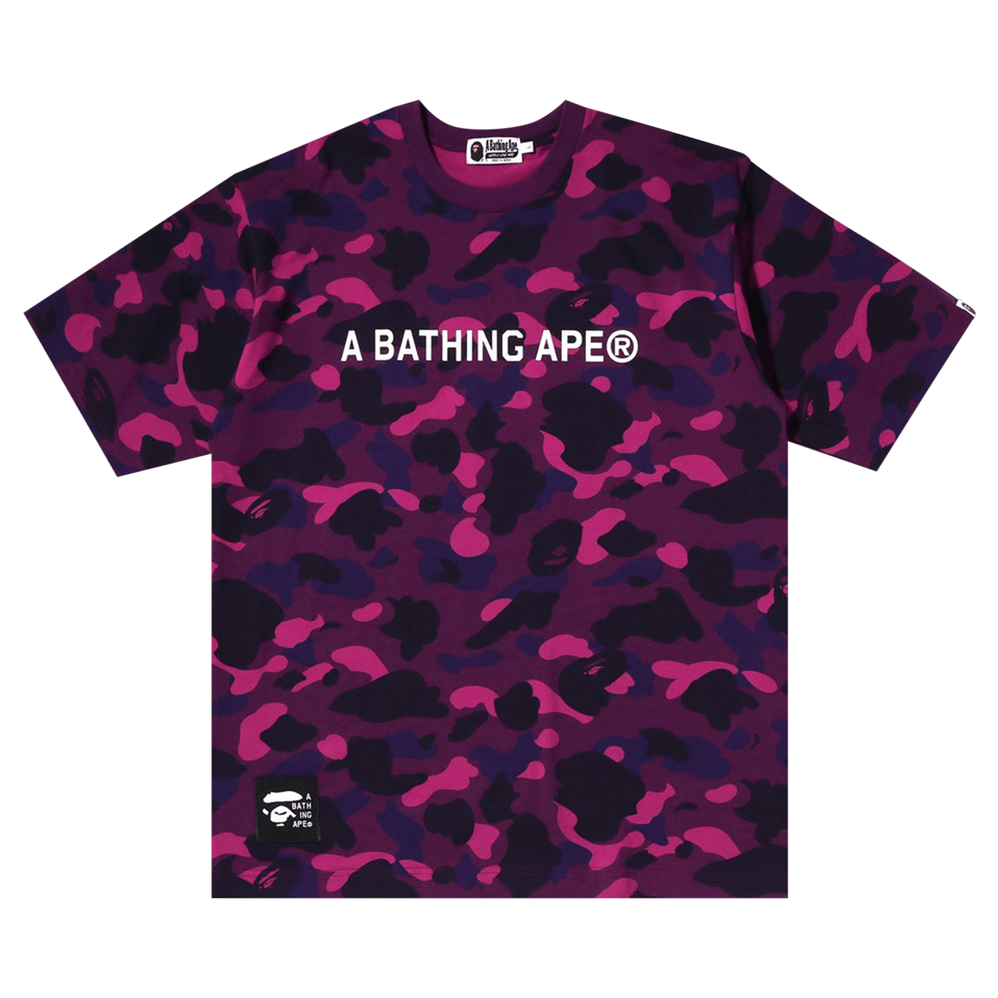 BAPE Color Camo Shark Tee 'Purple'