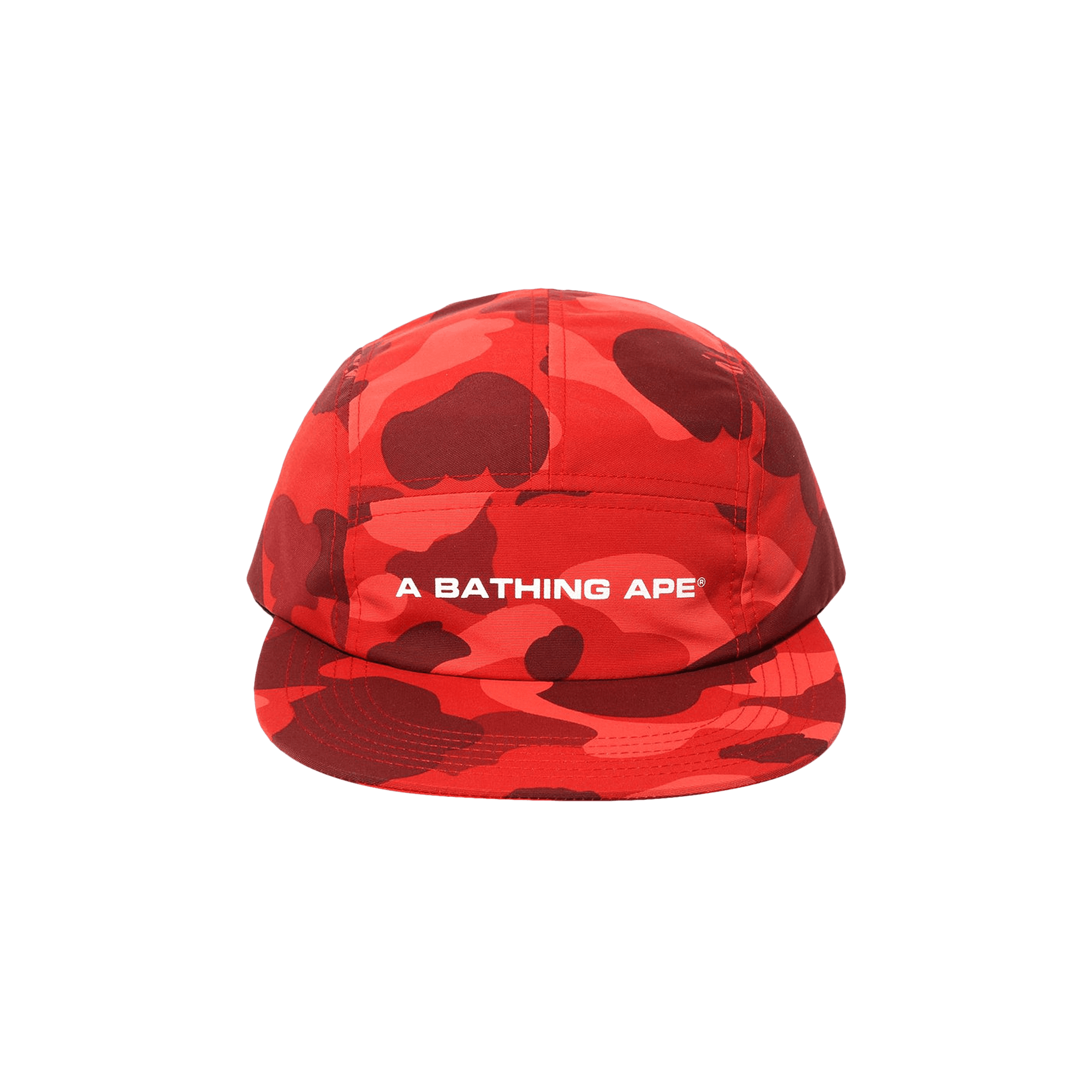 Pre-owned Bape Color Camo Jet Cap 'red'