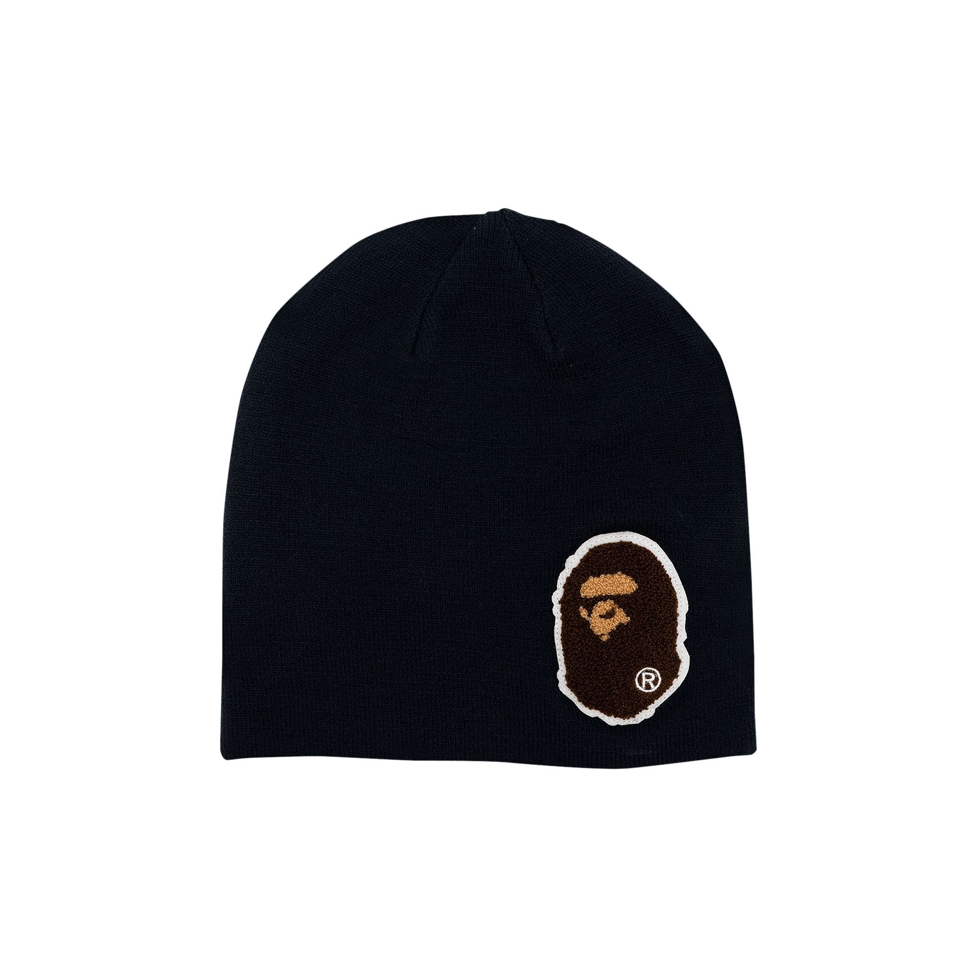 Pre-owned Bape Big Ape Head Knit Beanie 'black'