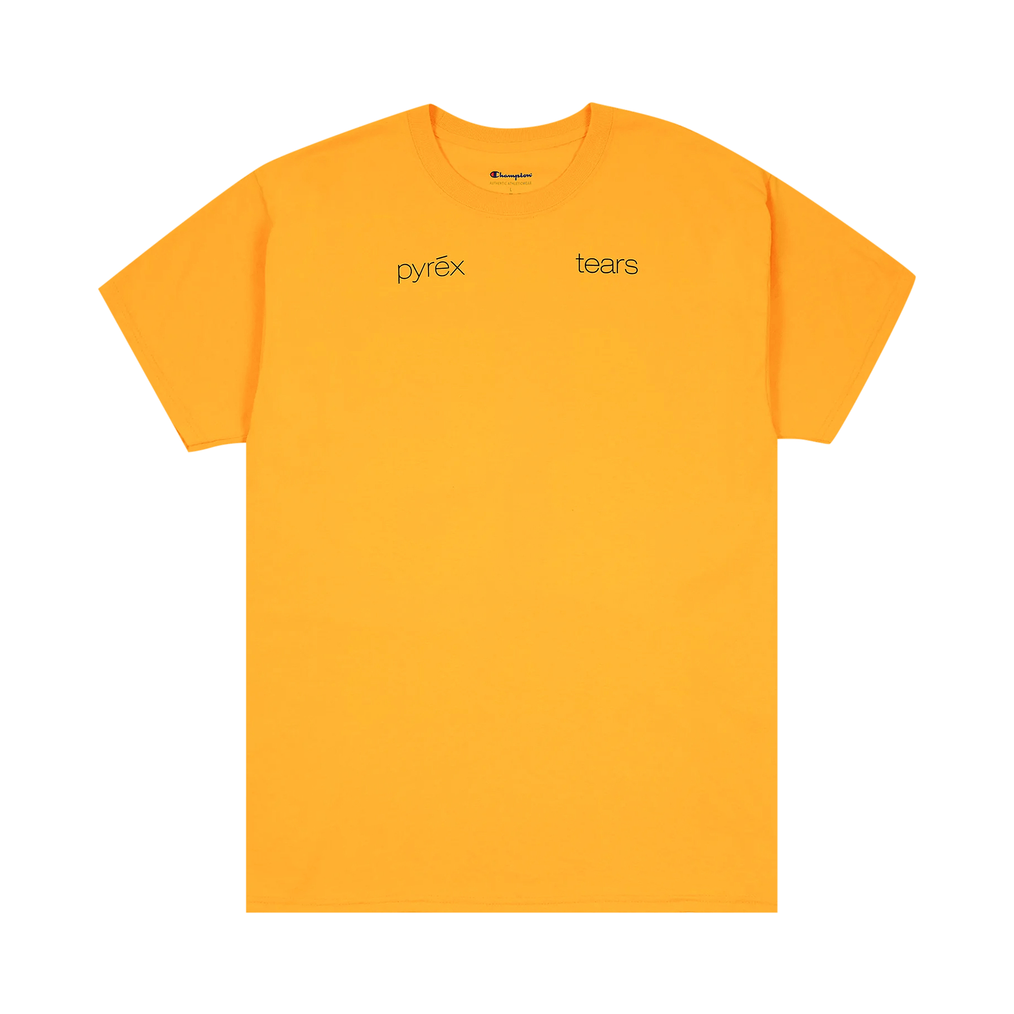 Pre-owned Denim Tears X Pyrex Tears Tee 'gold' In Yellow