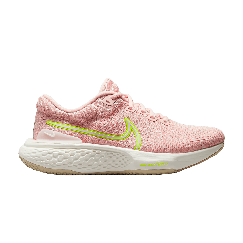 Pre-owned Nike Wmns Zoomx Invincible Run Flyknit 2 'volt Pink Oxford'