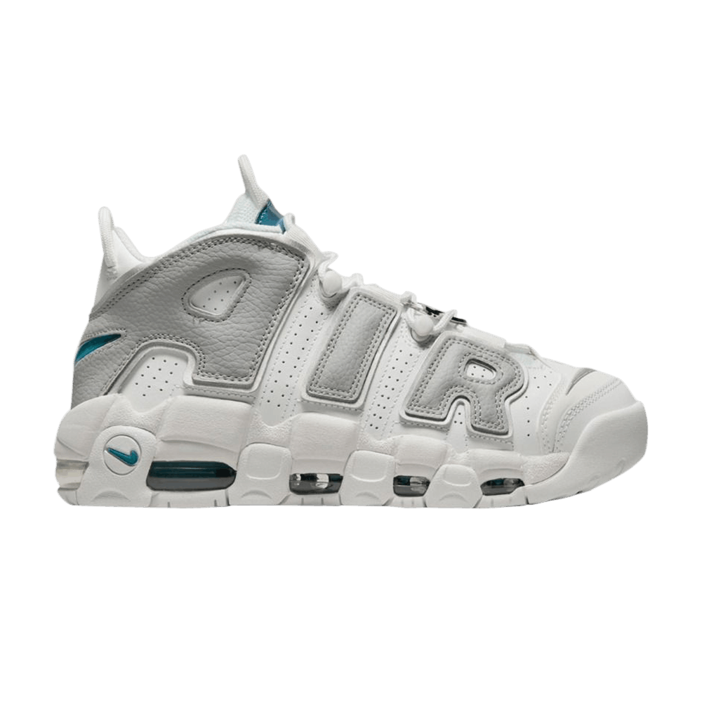 Pre-owned Nike Wmns Air More Uptempo 'metallic Teal' In White