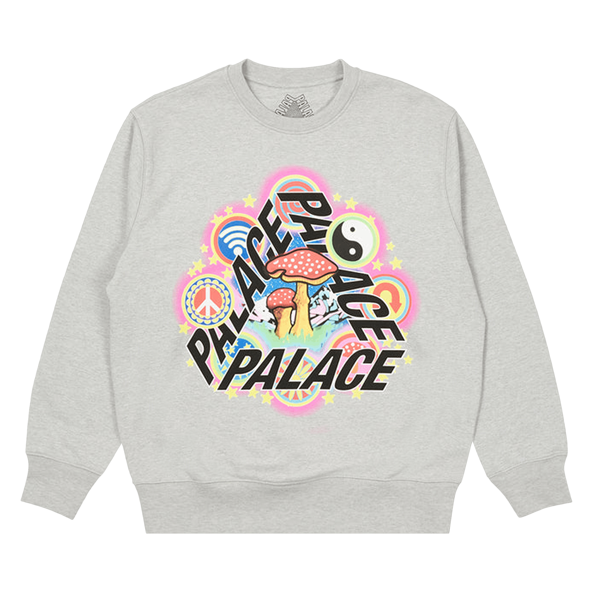 Palace Bun 5G Crew 'Grey Marl'