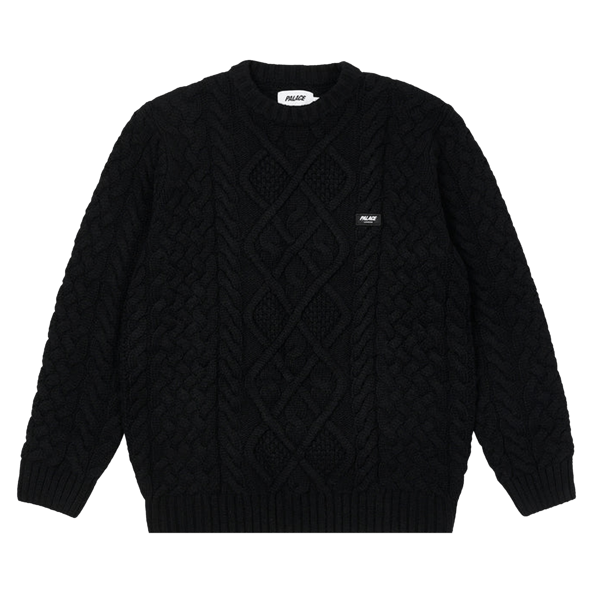 Palace Cable Knit 'Black'