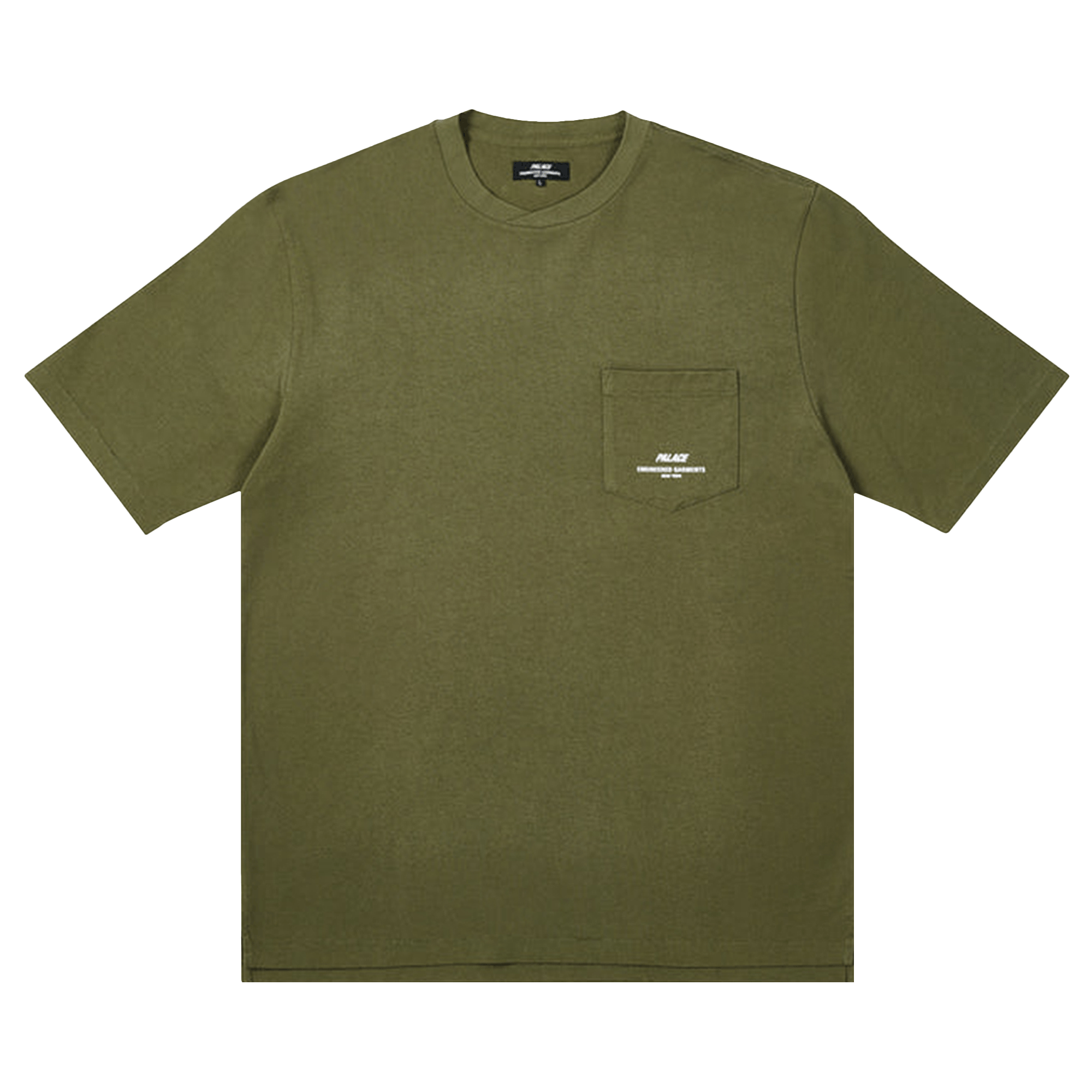 Pre-owned Palace X Engineered Garments Heavyweight T-shirt 'olive' In Green