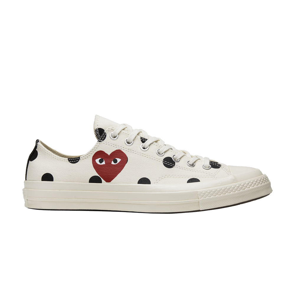 Chuck Taylor All-Star 70 Ox Comme des Garcons PLAY Polka Dot White