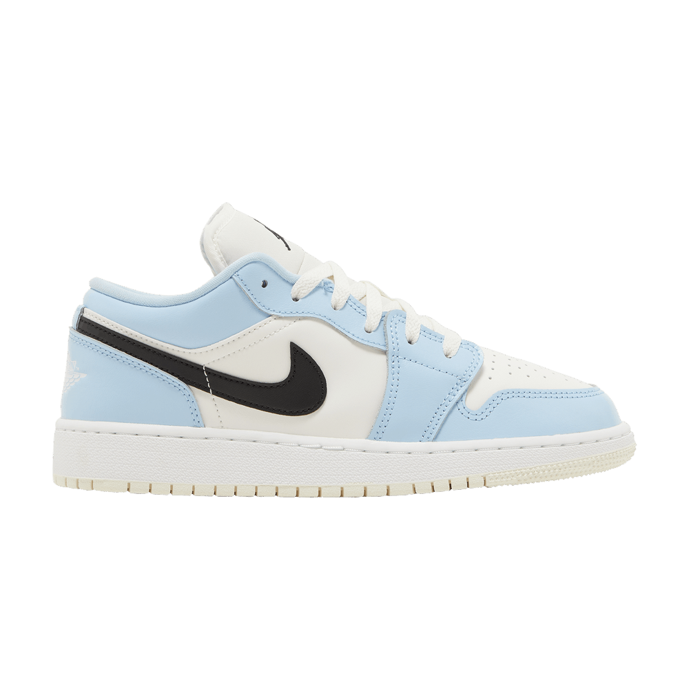 Pre-owned Air Jordan 1 Low Gs 'ice Blue'