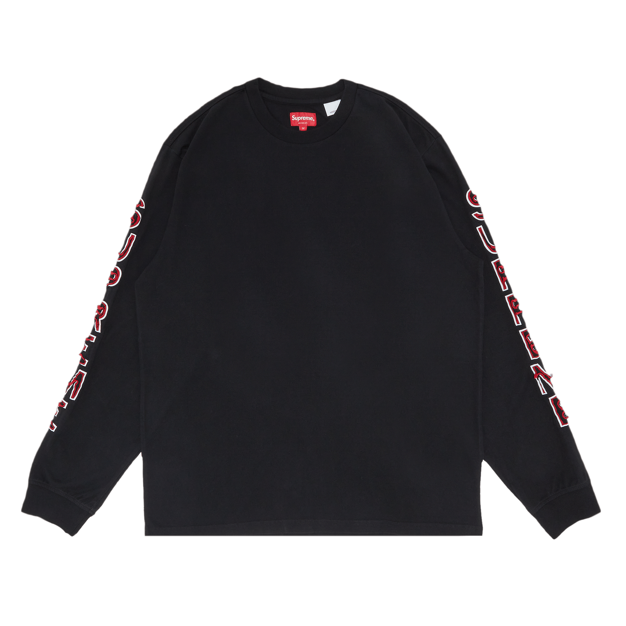 Pre-owned Supreme Kids' Cut Out Long-sleeve Top 'black'