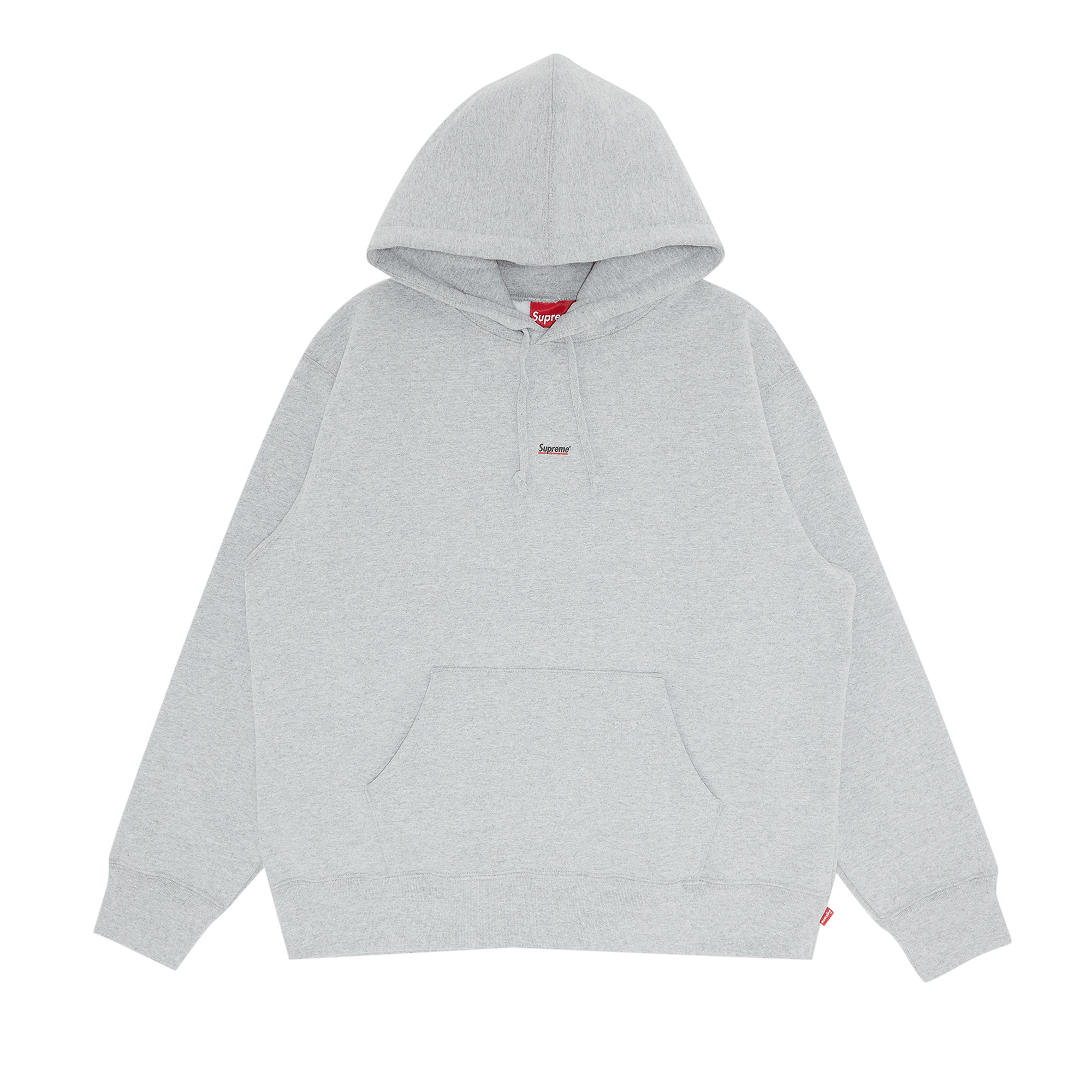 Supreme Underline Hooded Sweatshirt 'Heather Grey'