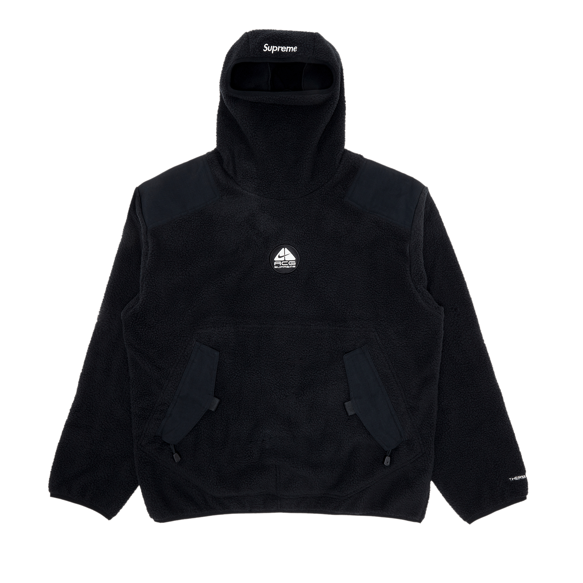 Pre-owned Supreme X Nike Acg Fleece Pullover 'black' | ModeSens