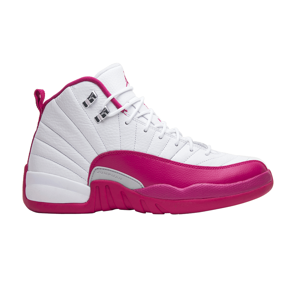 Pre-owned Air Jordan 12 Retro Gg 'vivid Pink' In White