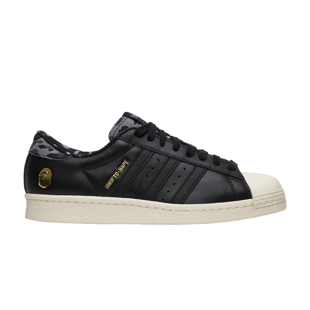 adidas Superstar 80s Undefeated Bape Black