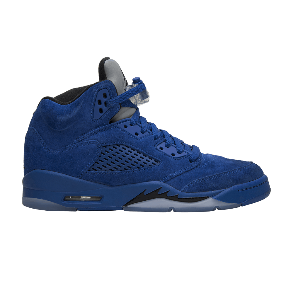 Pre-owned Air Jordan 5 Retro Gs 'blue Suede'