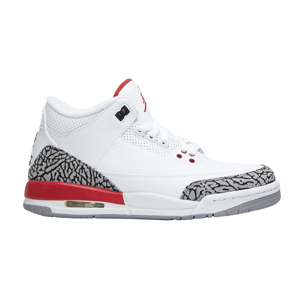 Pre-owned Air Jordan 3 Retro Gs 'hall Of Fame' In Red