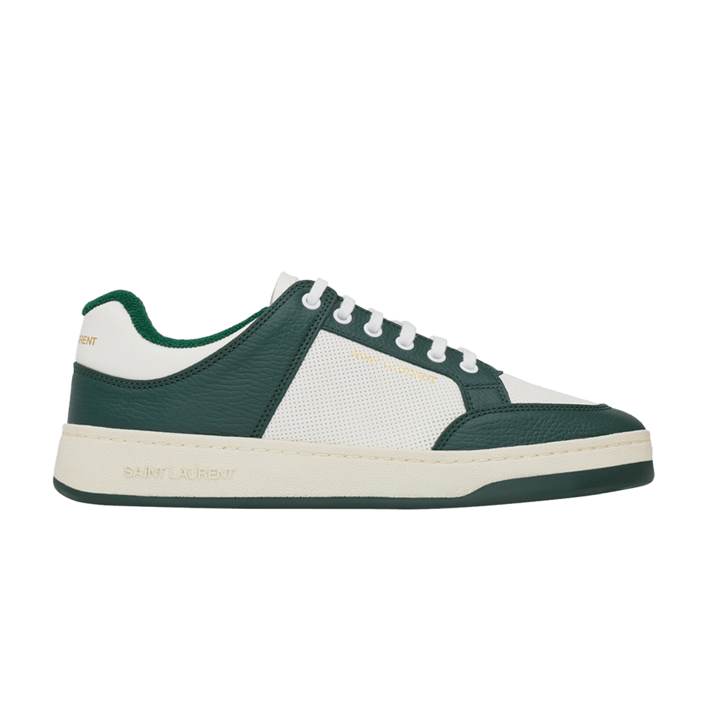 Buy Saint Laurent SL-61 Low 'White Dark Green' - 713600