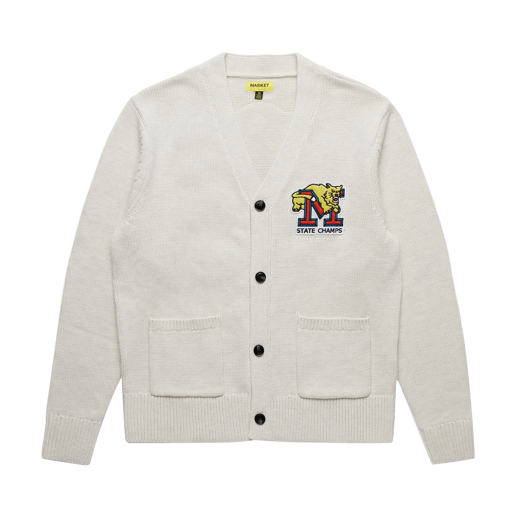 Pre-owned Market State Champs Cardigan 'cream'