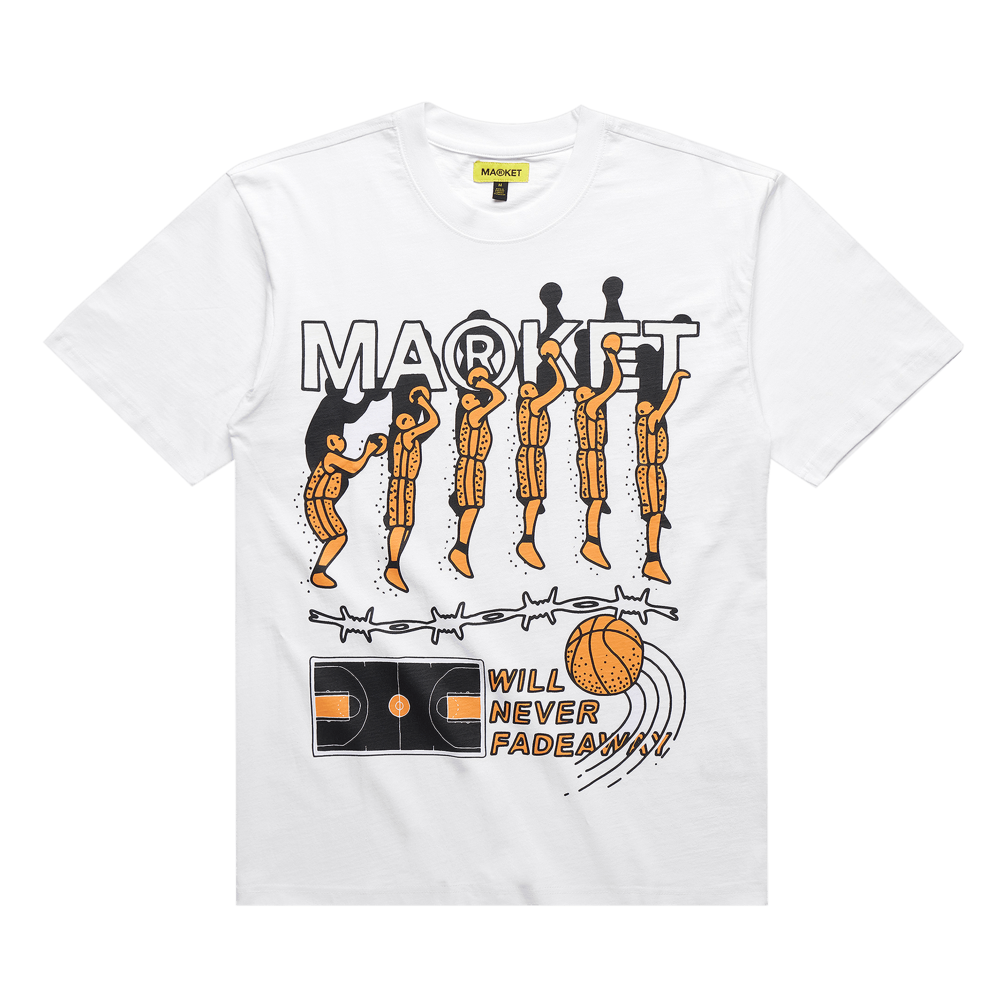 Pre-owned Market Jump Shot Tee 'white'