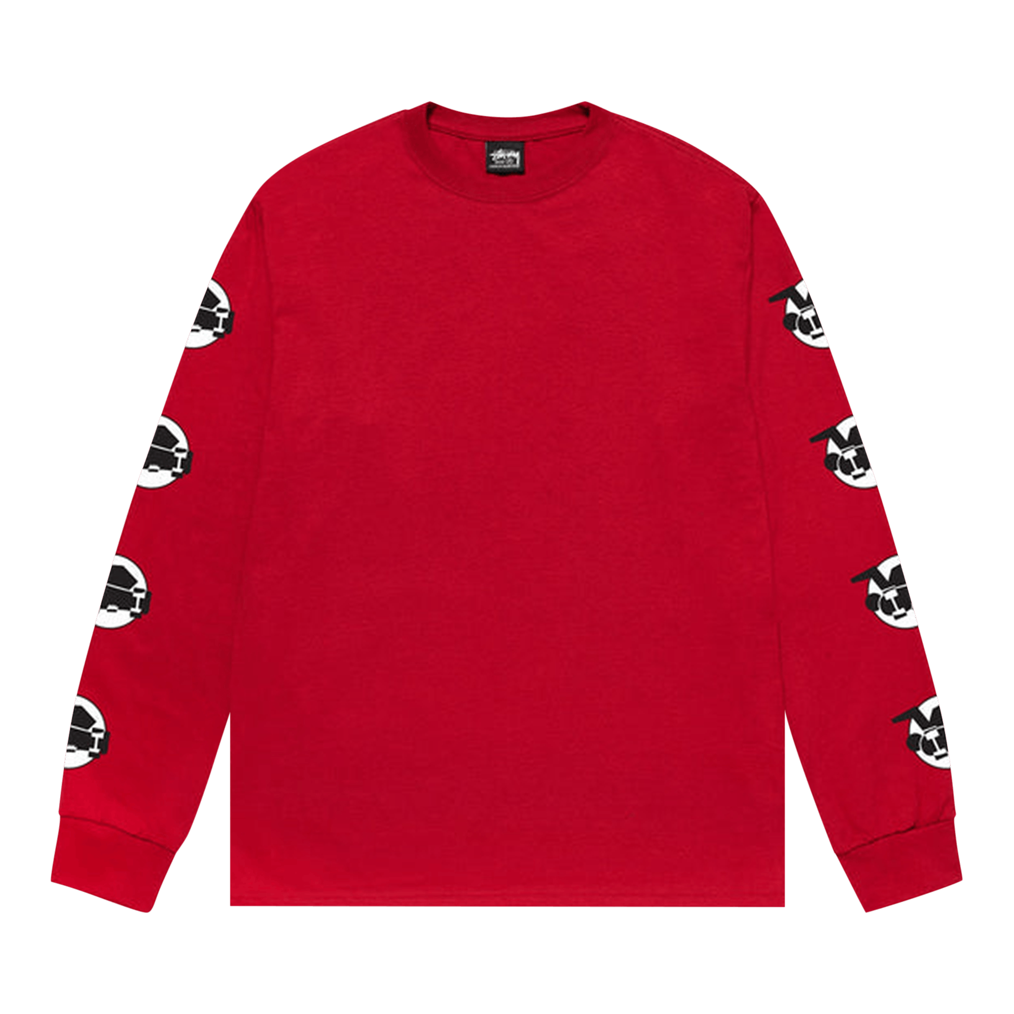 Stussy Skateman Long-Sleeve Tee 'Dark Red'
