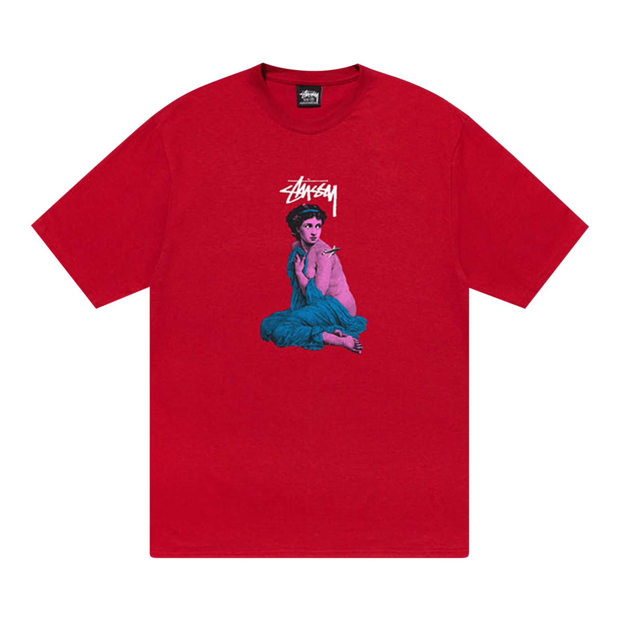 Stussy Lady Rome Tee 'Dark Red'