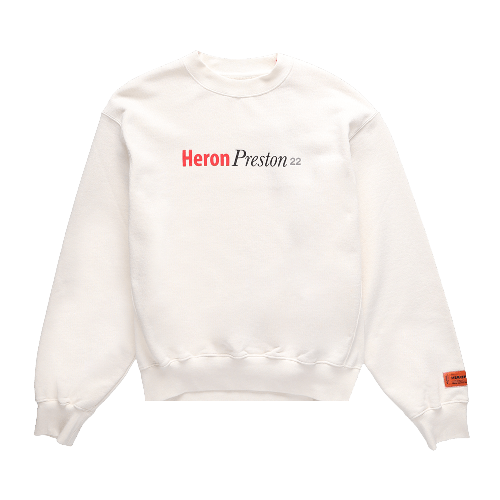 Pre-owned Heron Preston Heron Censored Crew 'white/multicolor'