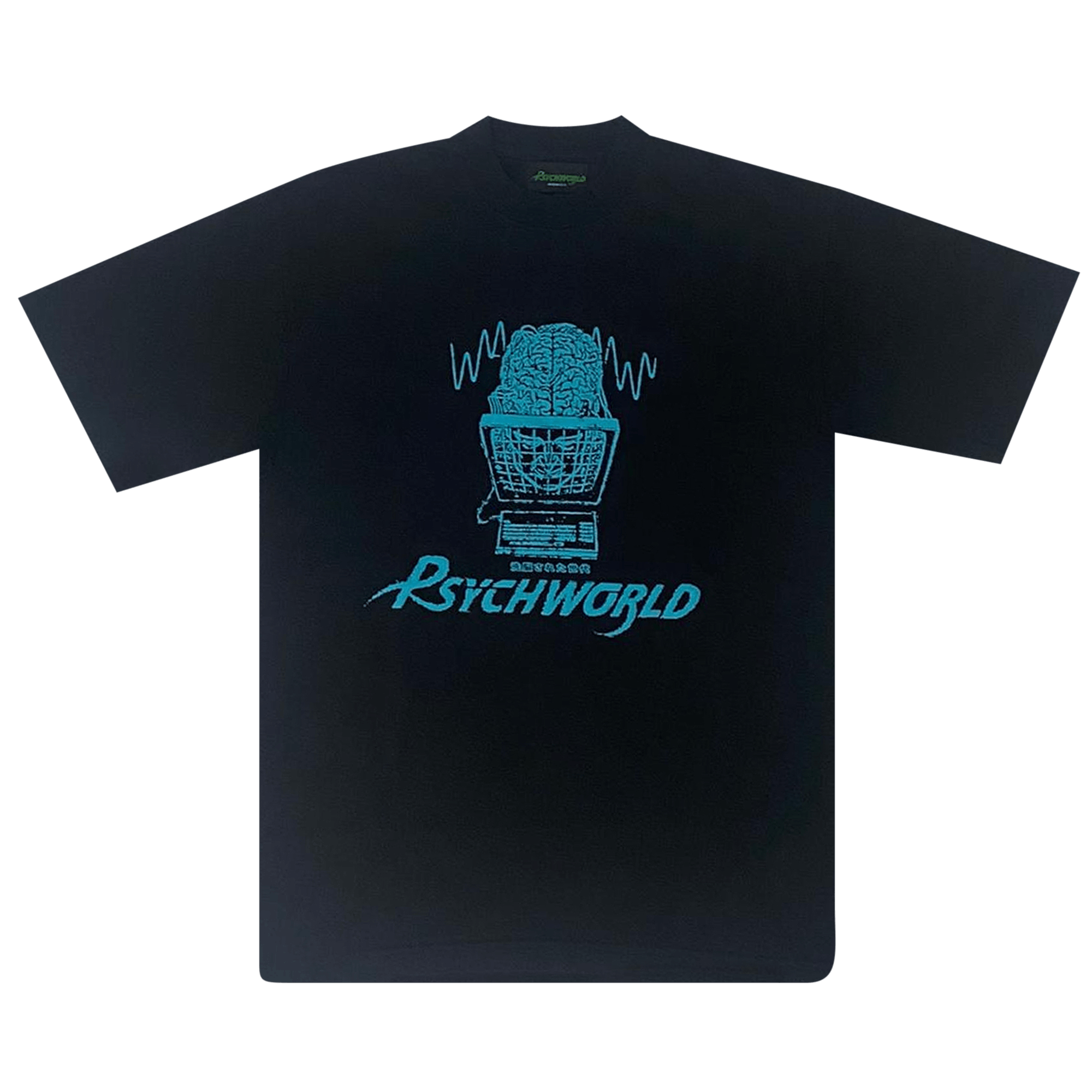 Psychworld Digital Tee 'Black/Blue'