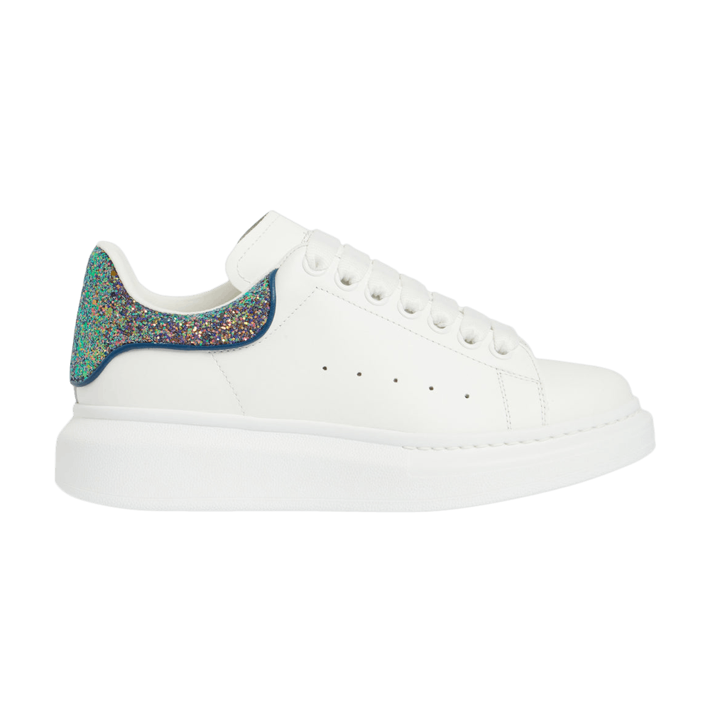 Alexander McQueen Wmns Oversized Sneaker 'White Glitter'