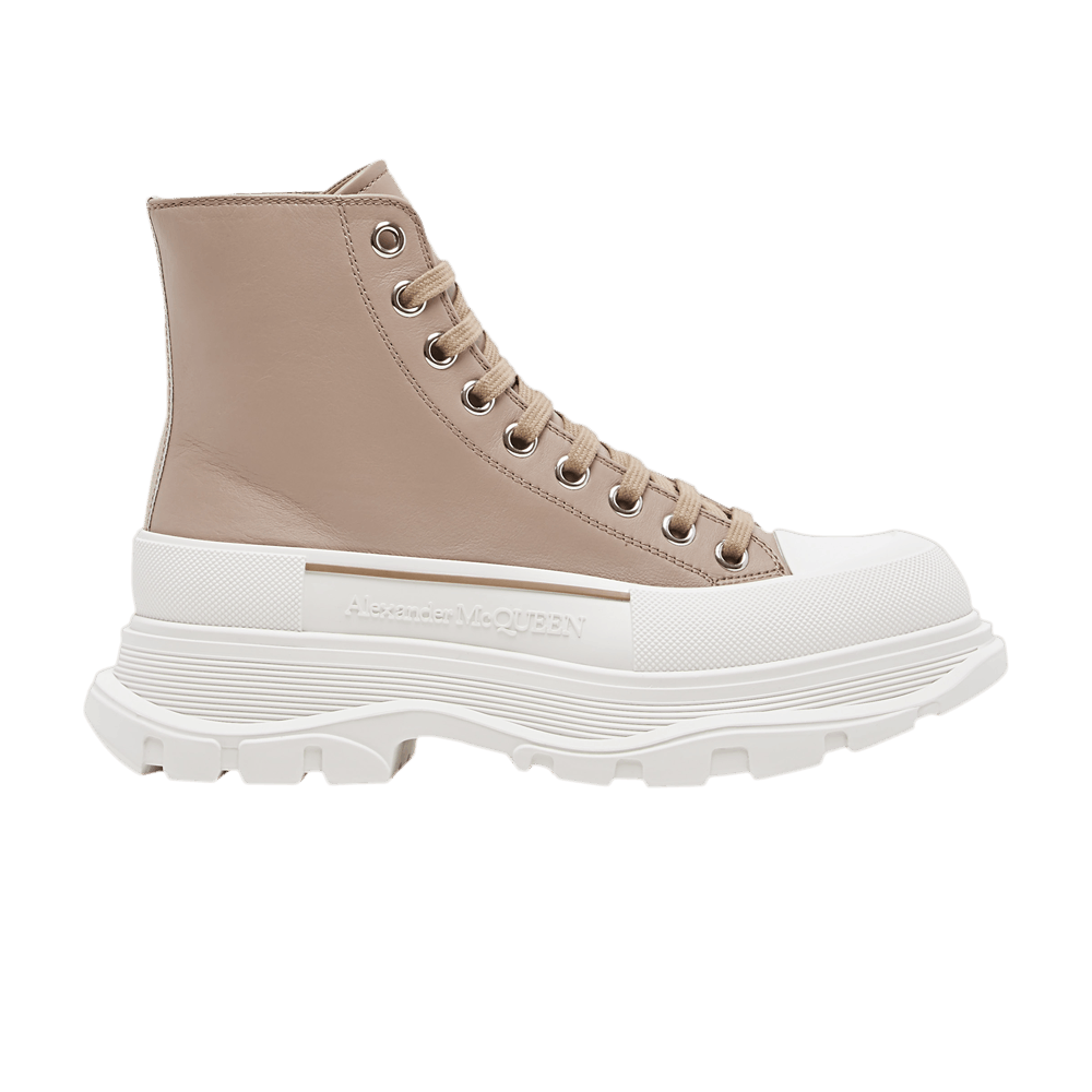 Alexander McQueen Wmns Tread Slick Boot 'Beige Leather'
