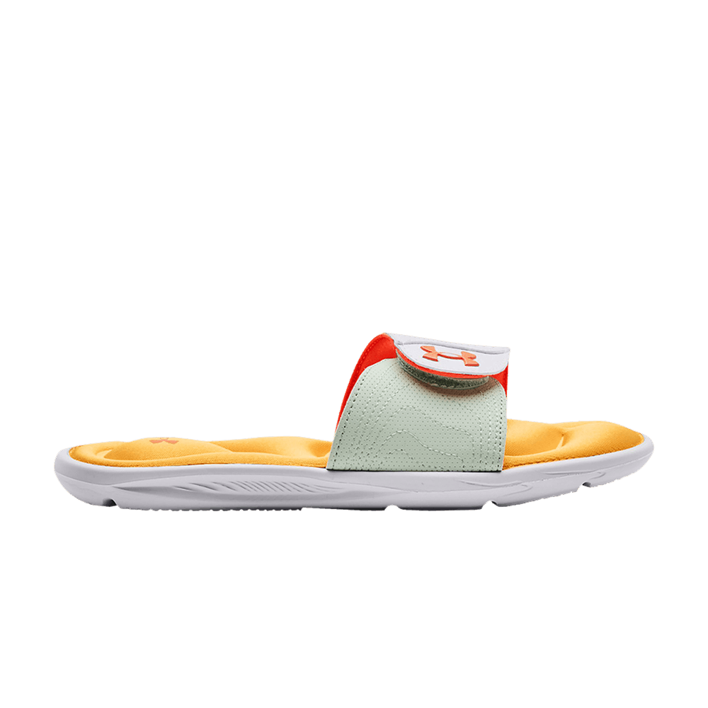 Pre-owned Under Armour Wmns Ignite 9 Slide 'white Orange Ice'